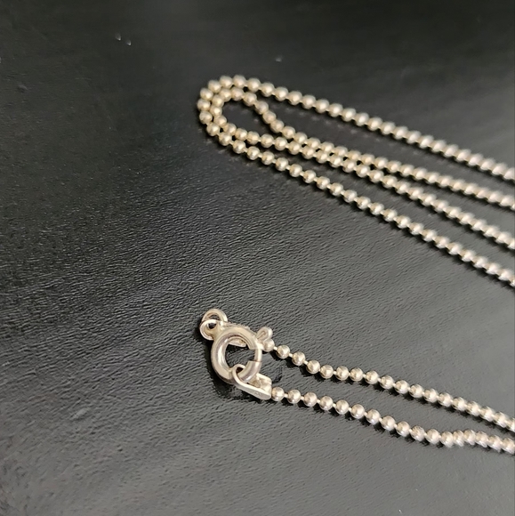 Sterling silver modernist necklace - Picture 3 of 8